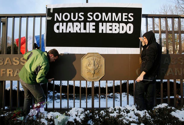 Thousands react to Paris shooting 