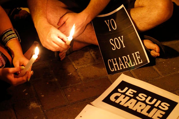 Thousands react to Paris shooting 