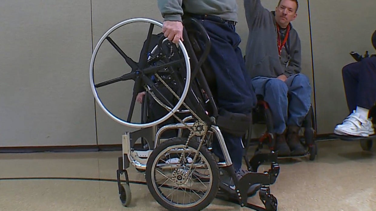 VA doctor engineers improved standing wheelchair CBS News