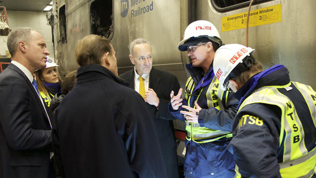 Congressional Tour Of Metro-North Wreckage 