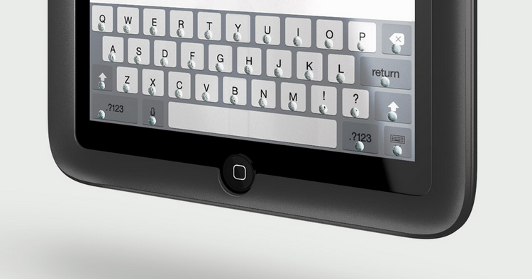 Pop-up keyboard gives touchscreen typists something to feel - CBS News