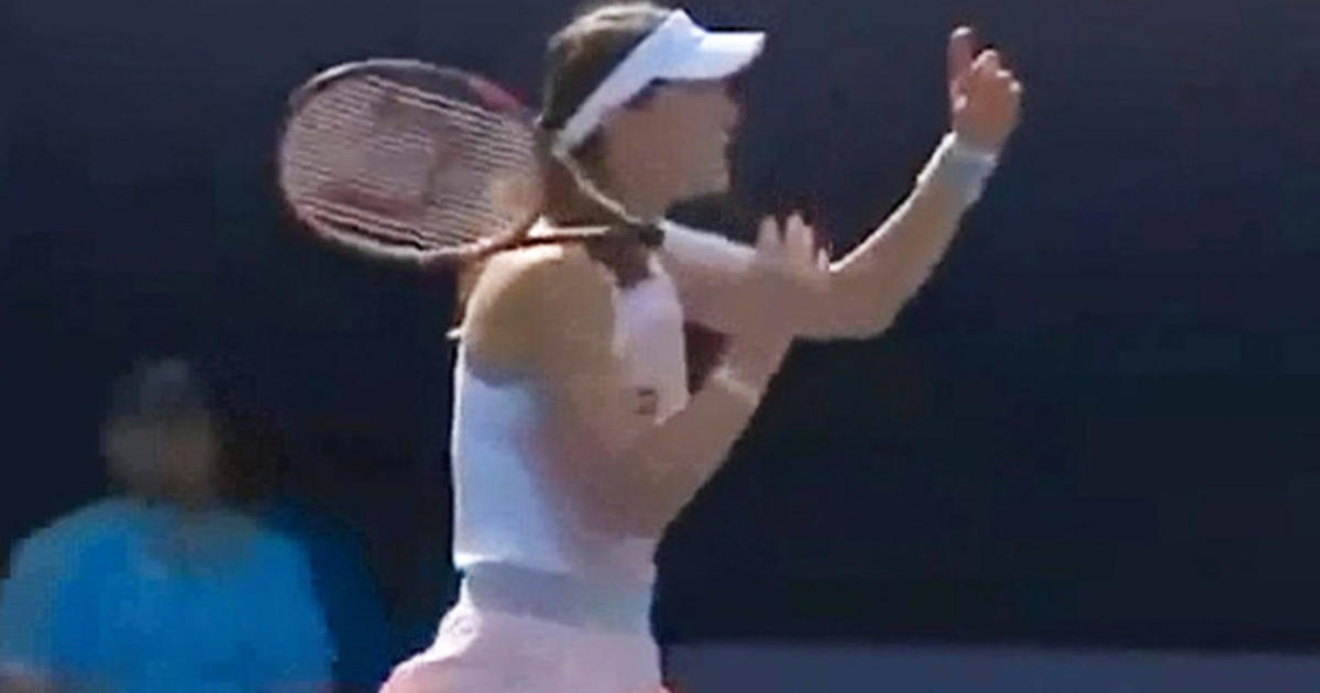 Andrea Petkovic throws epic tantrum during tennis match CBS News