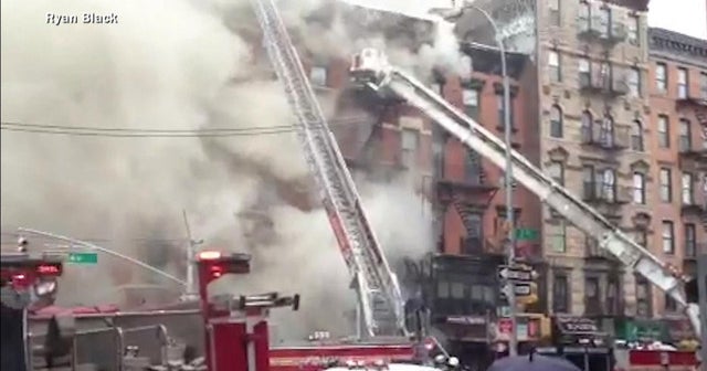 Dozens hurt in NYC building collapse CBS News