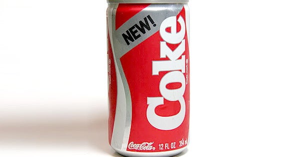 Image result for 1985 launch of new coke