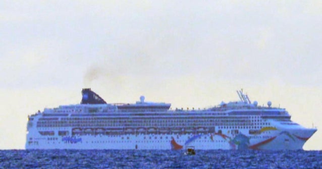 cruise run aground