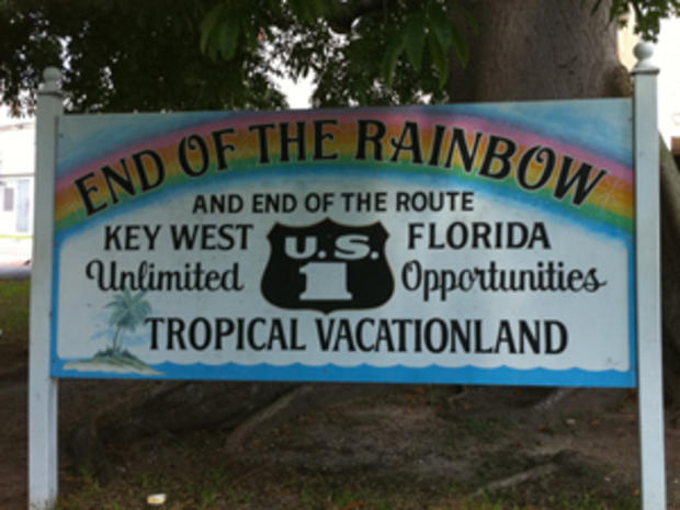 Key West Route 1 Highway Sign (credit: Randy Yagi) 