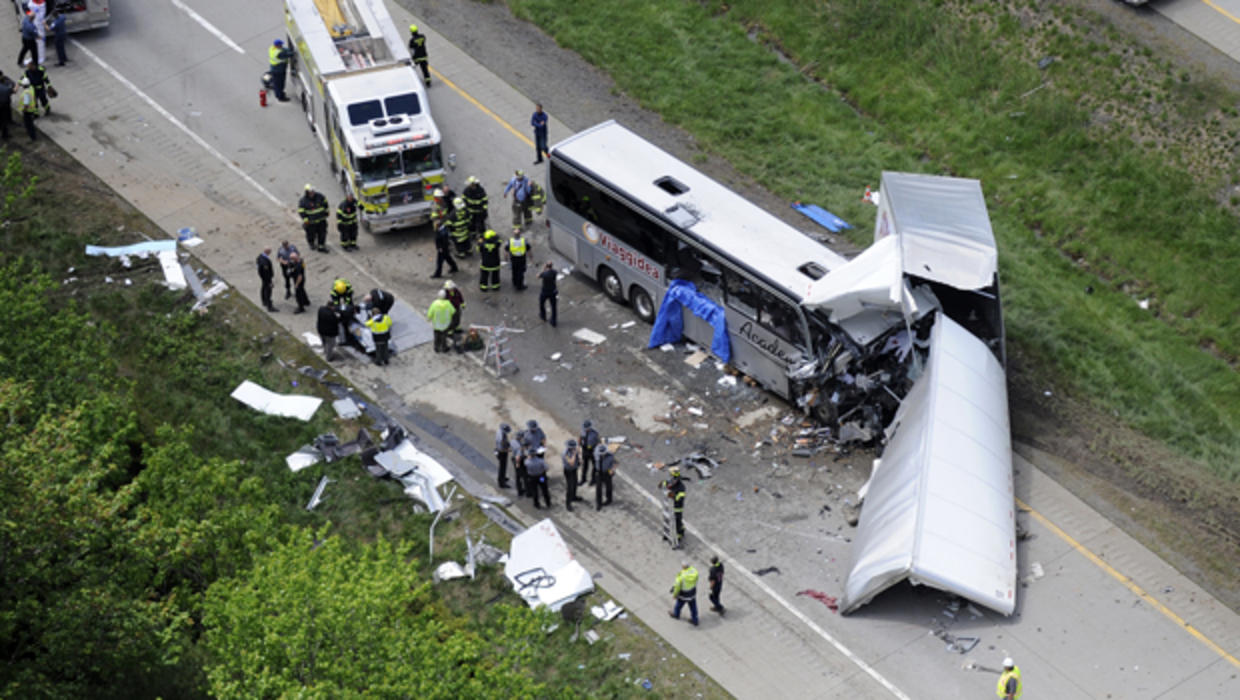 Deadly collision in Pennsylvania between Academy bus, tractortrailer