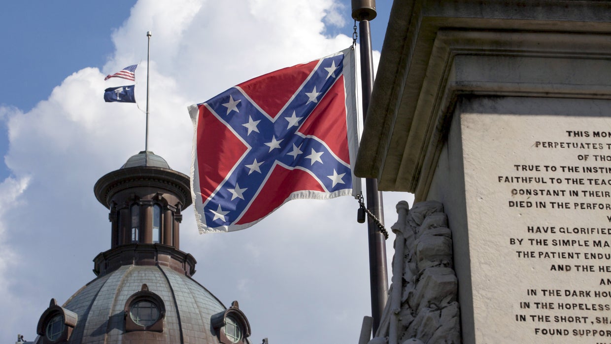 Confederate flags taken down from Alabama capitol CBS News