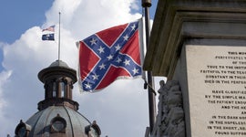 Places the Confederate flag still flies