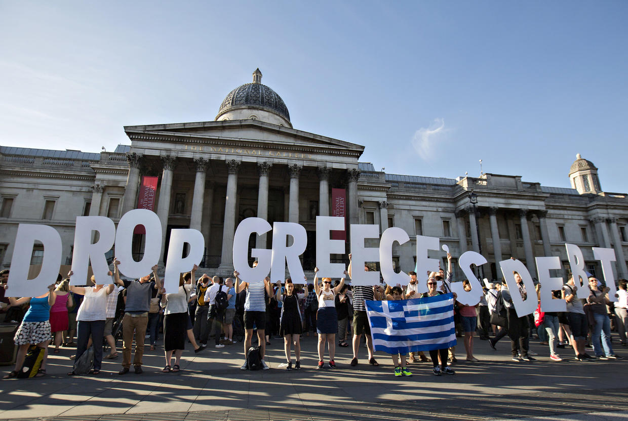 Greece Debt Crisis Greece Debt Default Crisis Pictures Cbs News 