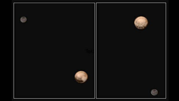 Pluto and its moons 