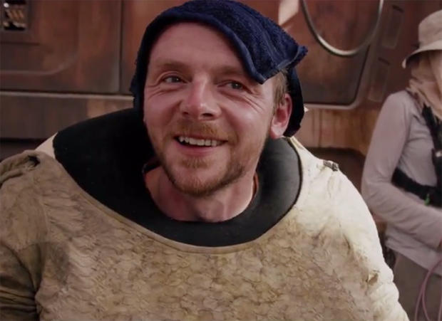 who was simon pegg in star wars
