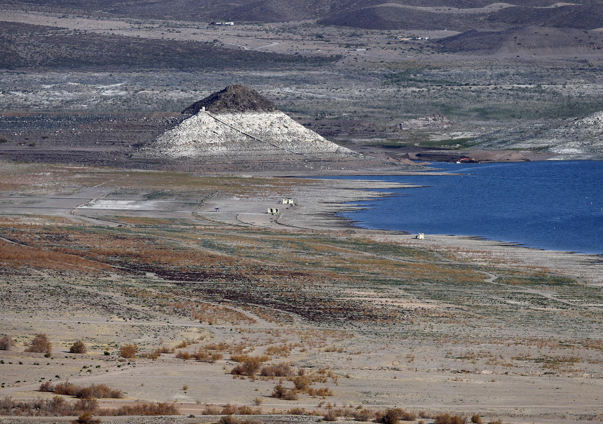 "The shrinking lake" Lake Mead at historic lows CBS News