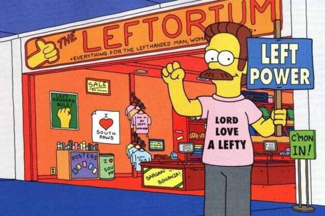 Image result for simpsons left hand store"
