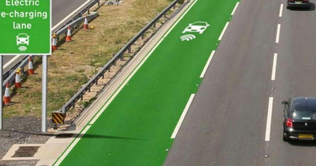 England Will Test Electric Car Charging Lanes Cbs News