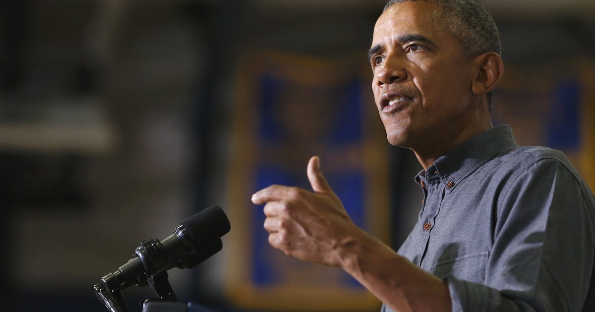 In Alaska Obama Becomes 1st President To Enter The Arctic CBS News
