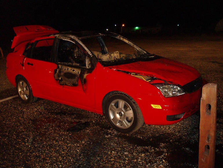 Paige Birgfeld's burned car is found days after she went missing.