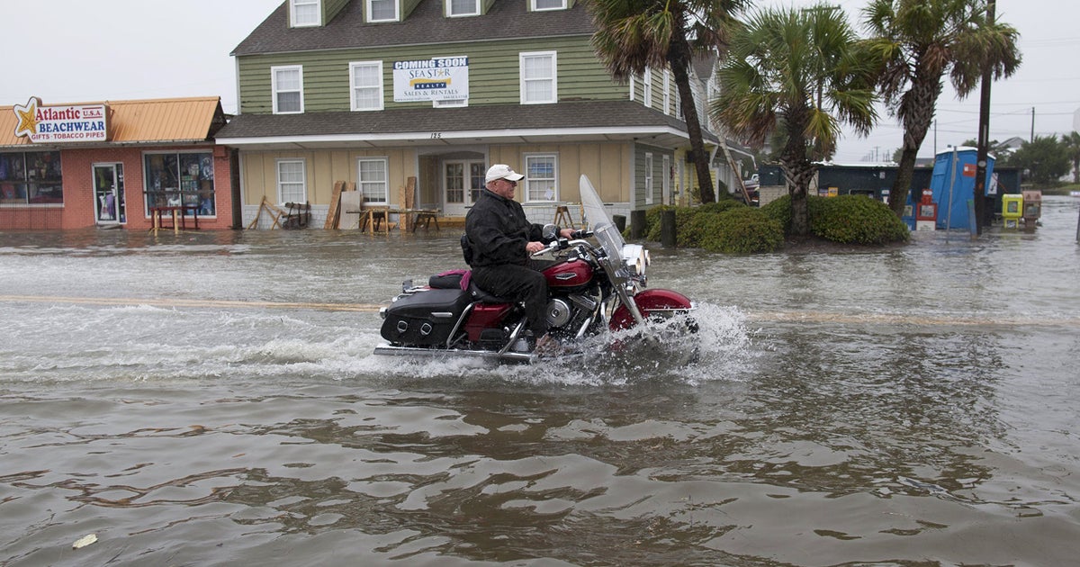 Charleston, South Carolina, reports record rainfall as East Coast gets