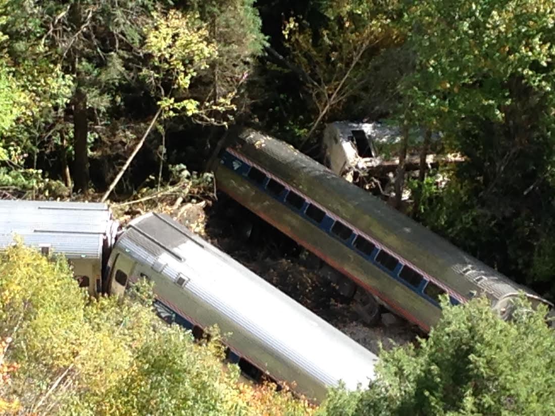 Amtrak train derails near Roxbury, Vermont CBS News