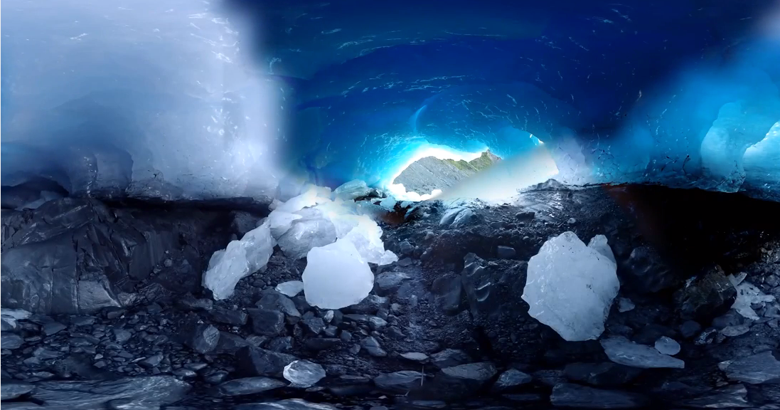 Virtual reality PSA takes you inside a melting glacier CBS News