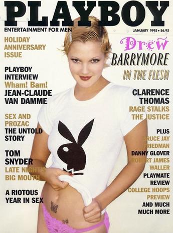 Drew Barrymore Playboy Pussy - Drew Barrymore - Celebrities who posed for Playboy ...