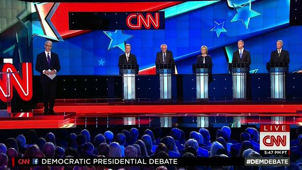 The first Democratic debate: full rush transcript - CBS News