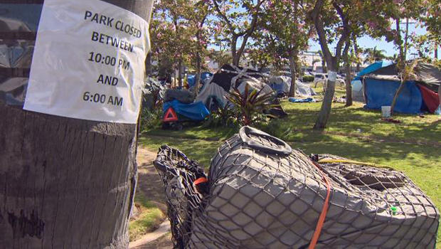 Hawaii S Homeless Problem Reaches Crisis Level CBS News   Homeless #