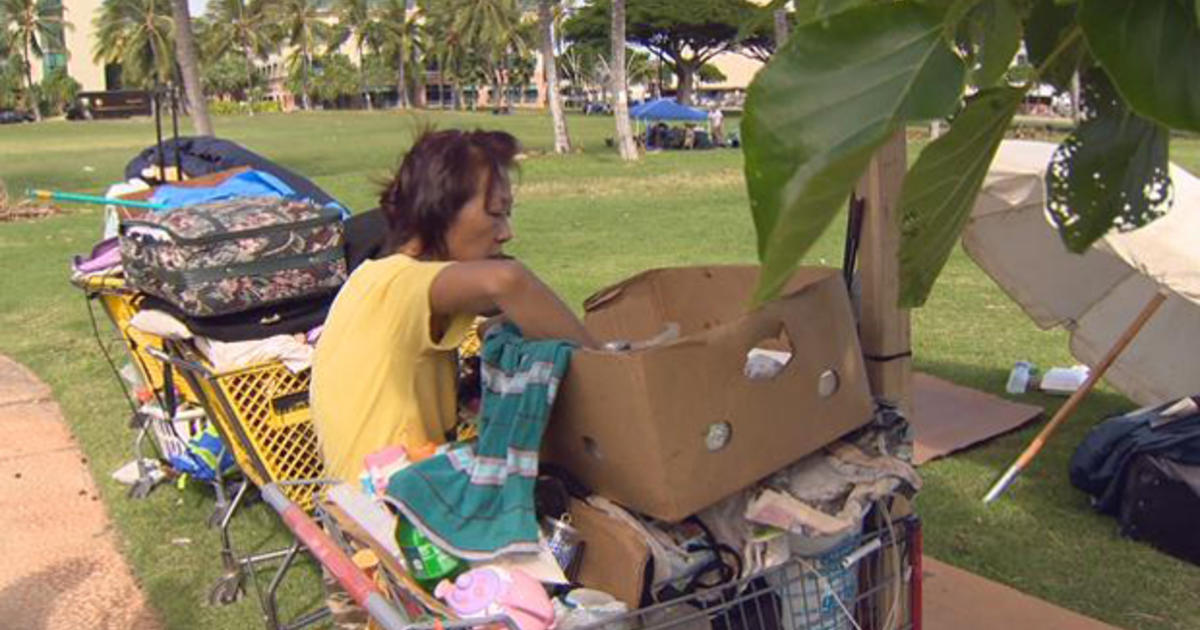 Hawaii's homeless problem reaches crisis level CBS News