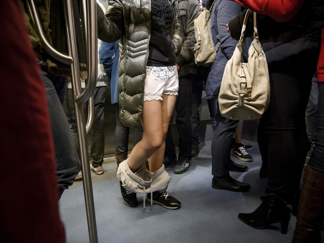 No Pants Subway Ride Legs Bared Around The World