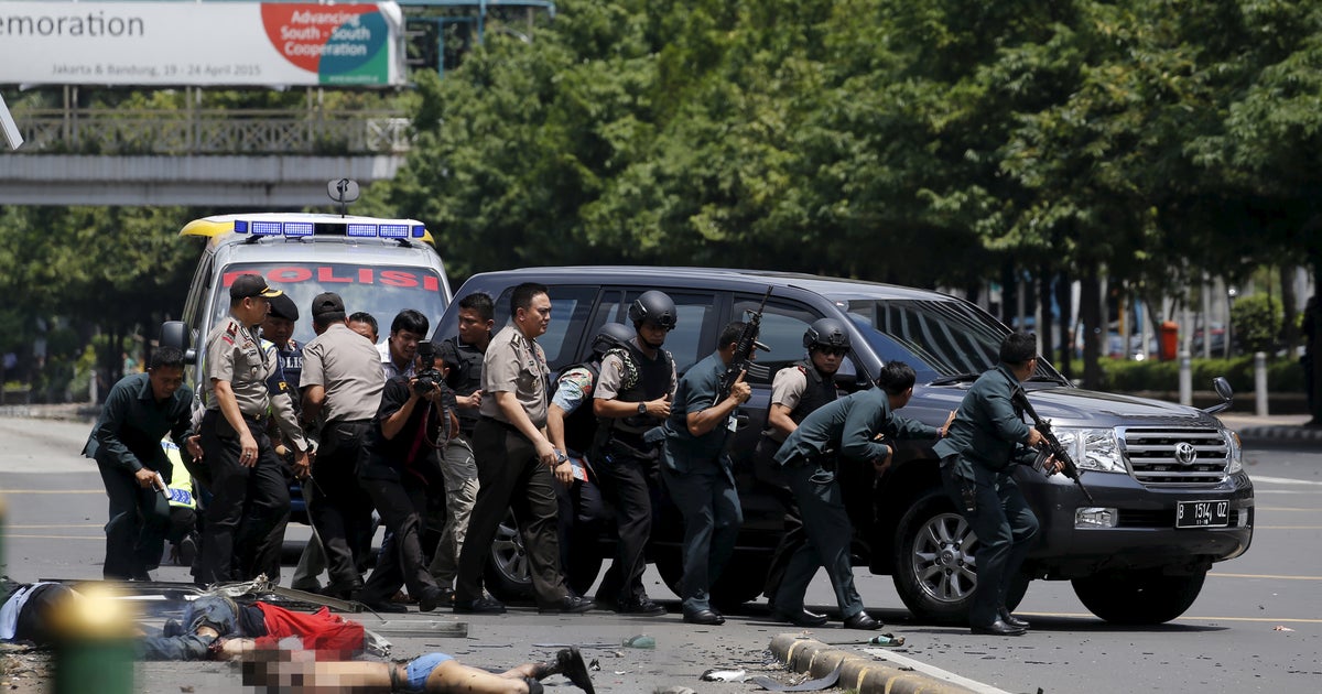 3 Arrested In Deadly Blasts Jakarta Indonesia Cbs News