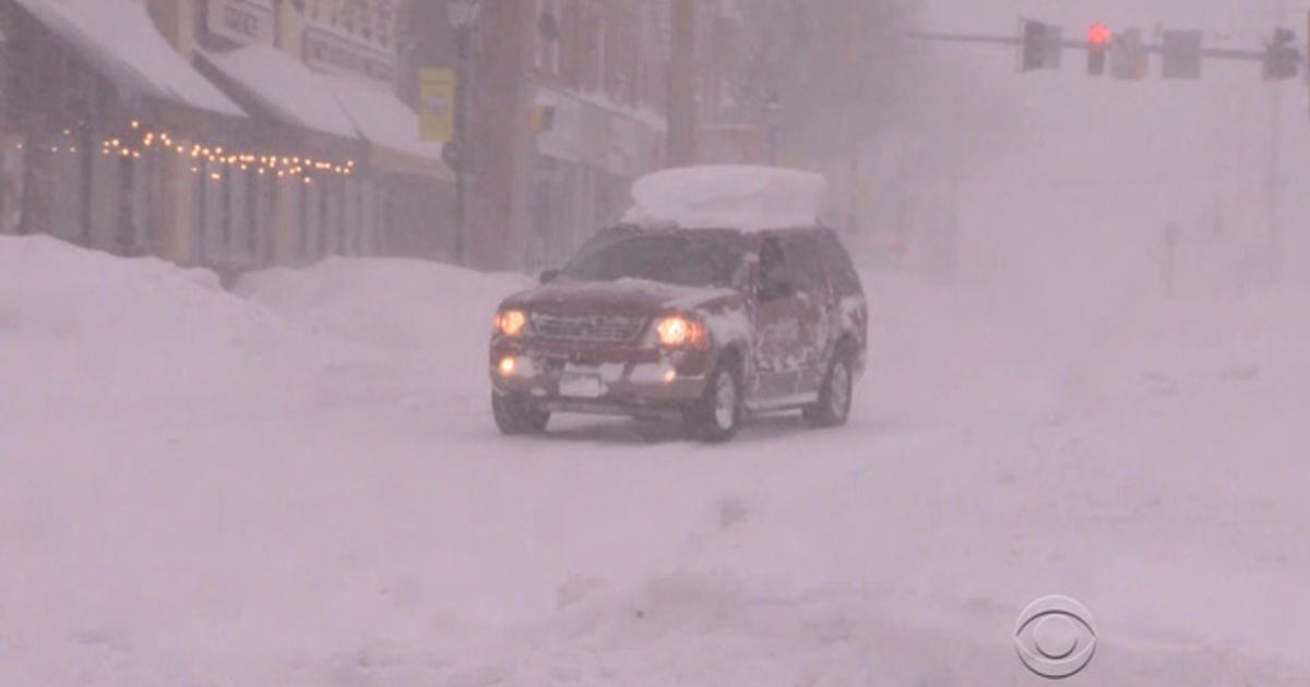 Maryland reports over 22 inches of snow CBS News