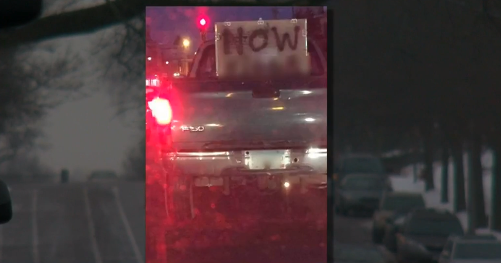 Man wanted in Minneapolis for apparent racial attacks using pickup truck bearing the Nword