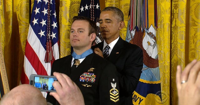 Navy SEAL presented with Medal of Honor CBS News