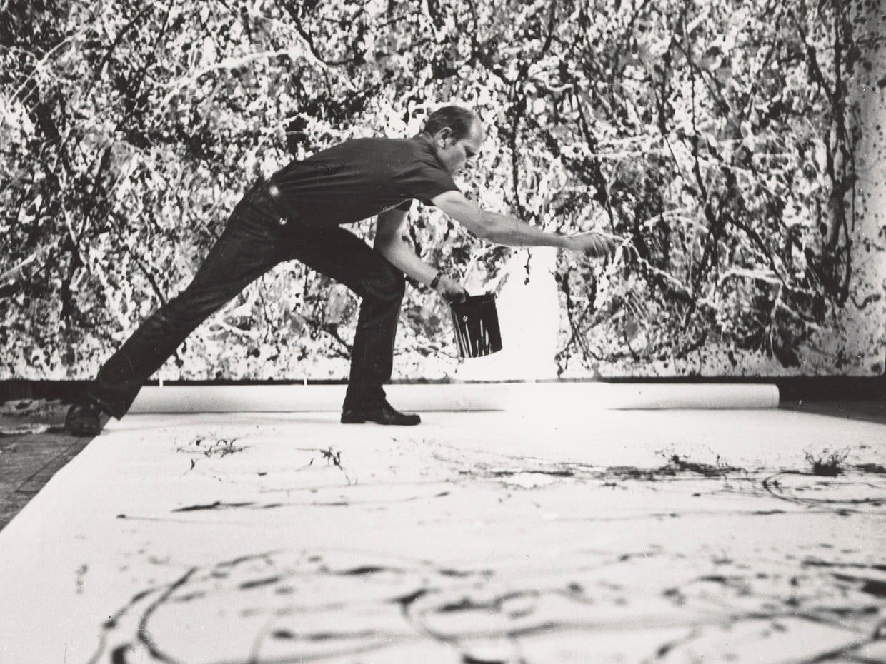 "The Flame" The art of Jackson Pollock CBS News