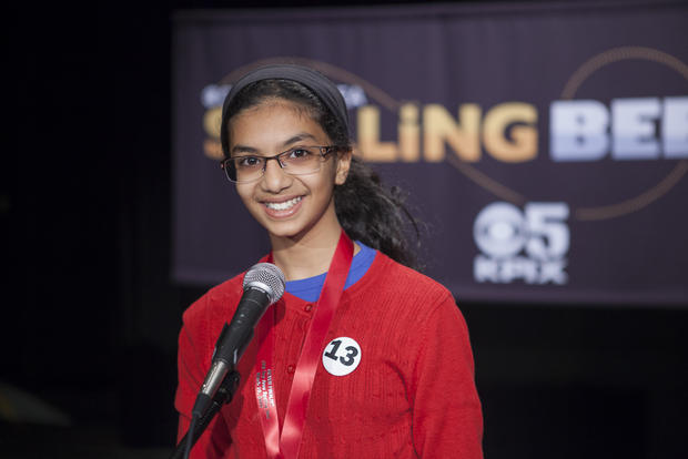 13 - Shweta Arun, Challenger School Shawnee - 2016 CBS Bay Area Spelling Bee 