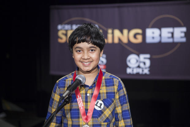 11 - Amith Vasantha, Challenger School, Almaden - 2016 CBS Bay Area Spelling Bee 