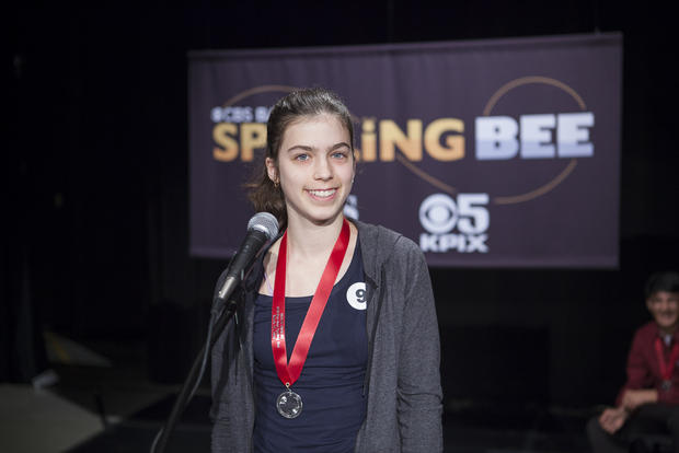 09 - Leila DeSchepper, Albany Middle School -  2016 CBS Bay Area Spelling Bee 