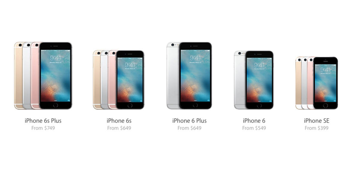 grot Ansichtkaart Rijd weg iPhone SE: How does Apple's new, smaller iPhone compare? - CBS News