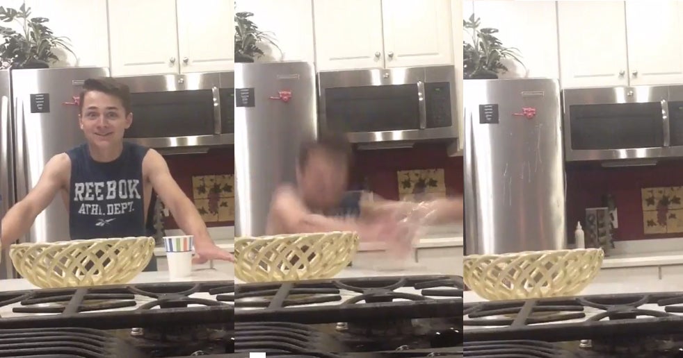 Dangerous new "Banana Peel Challenge" has teens wiping out for likes