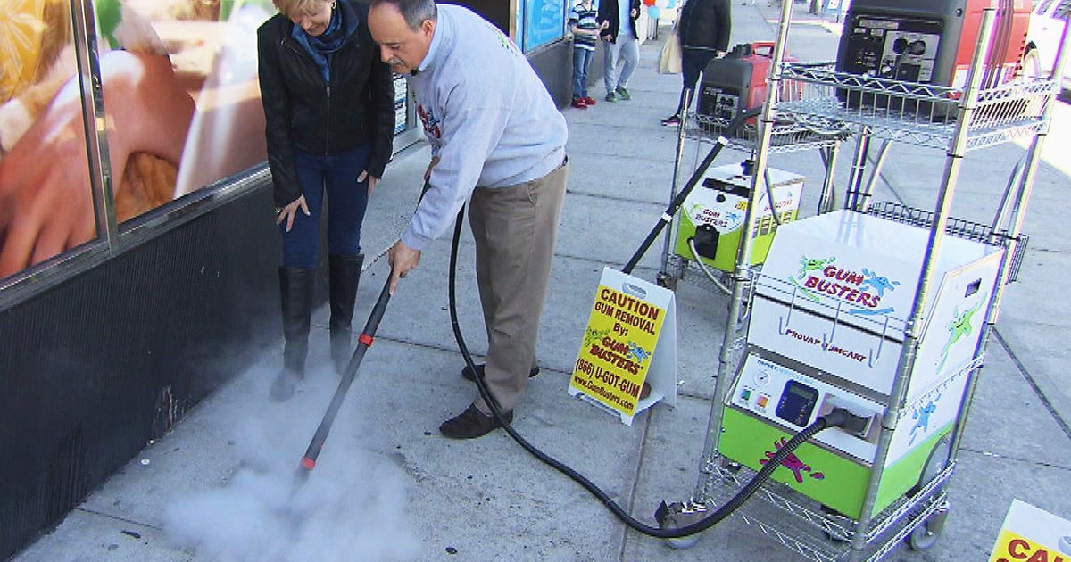 Who ya gonna call? GumBusters, for removal of gum CBS News