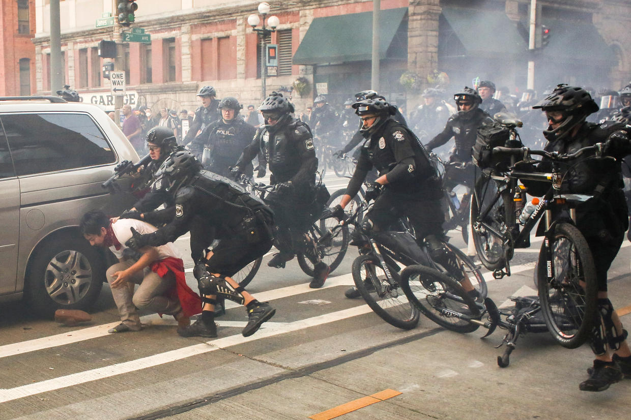 Seattle's violent May Day protests CBS News