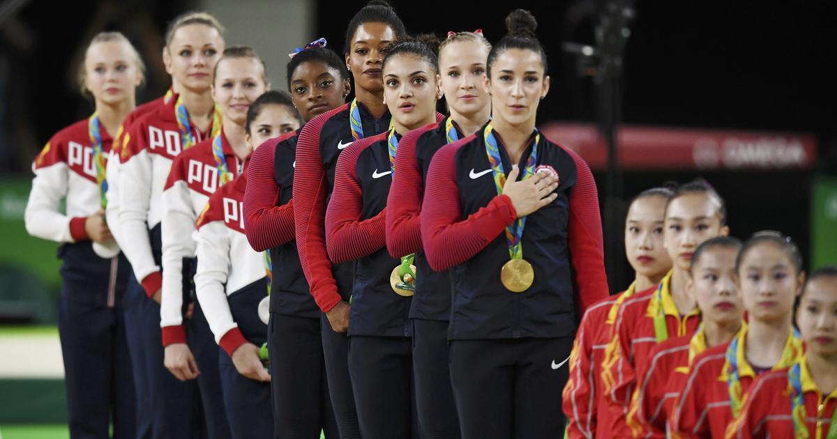 U S Women Gymnasts Go For Gold Cbs News