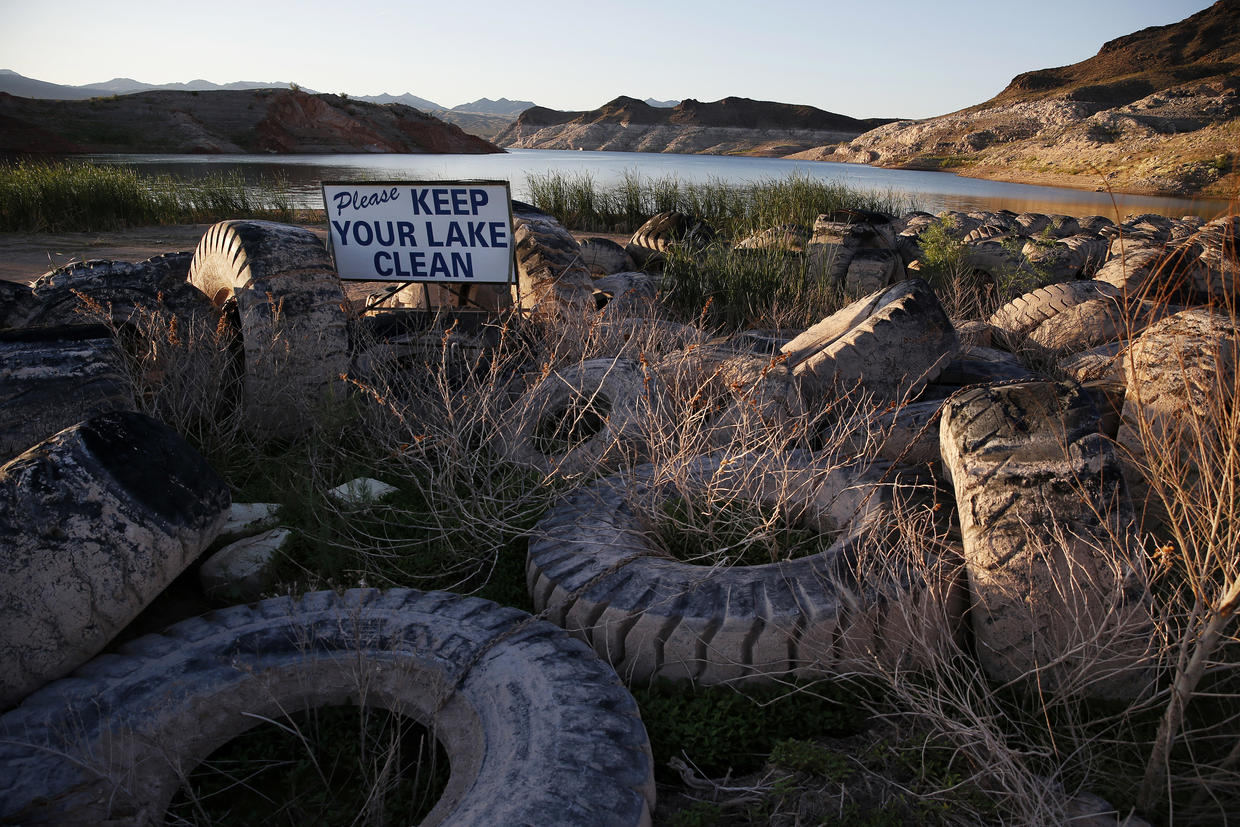 "The shrinking lake" Lake Mead at historic lows CBS News