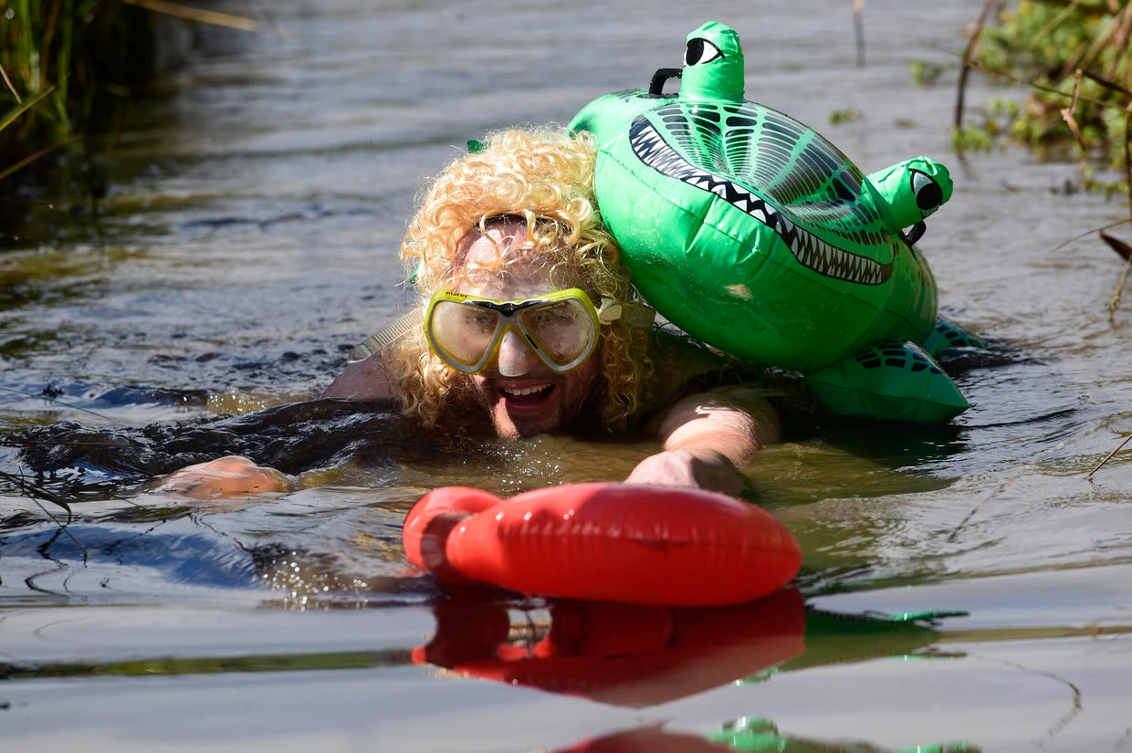 World Bog Snorkeling Championships Muddy snorkeling championship