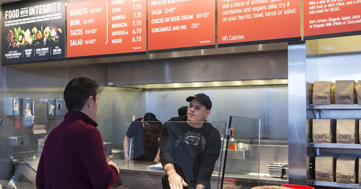 Chipotle plans to hike menu prices again, citing inflation