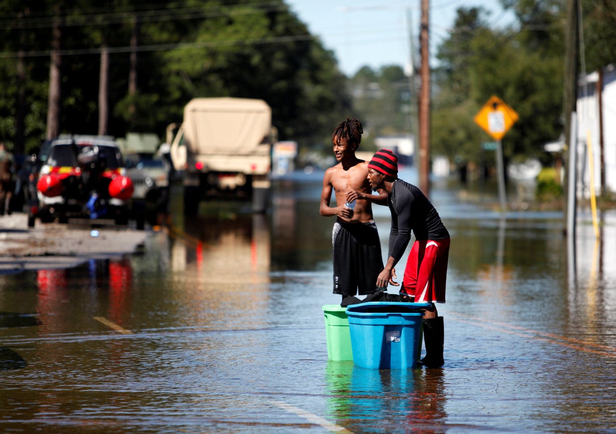 Hurricane Matthew aftermath Evacuations ordered along North Carolina's