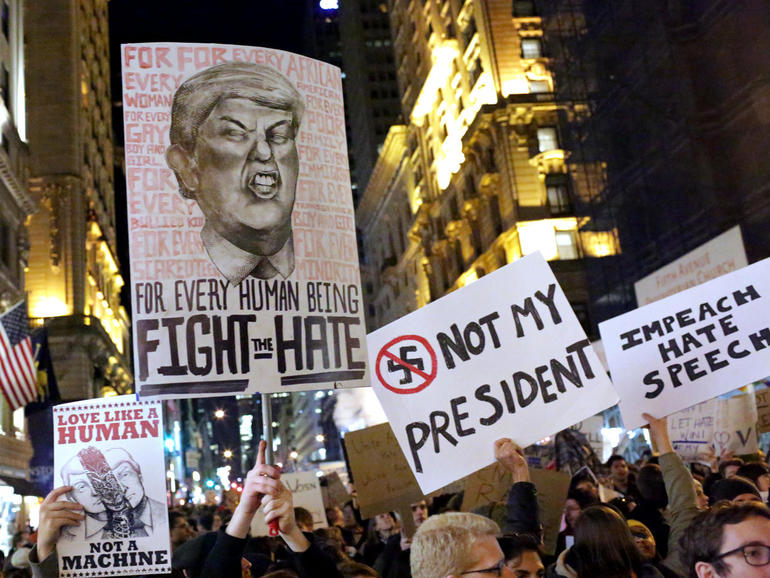 Image result for anti trump protest