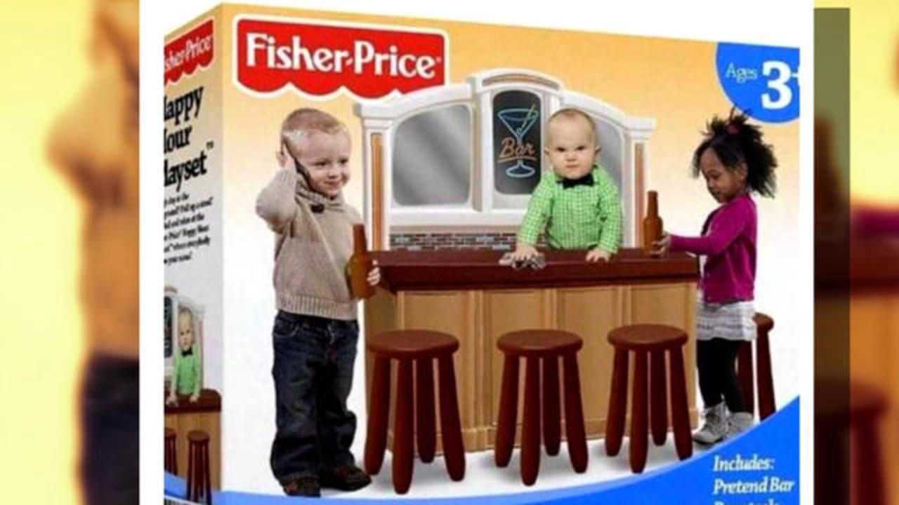 Fake Fisher Price Happy Hour Playset Freaks Internet Out Cbs News