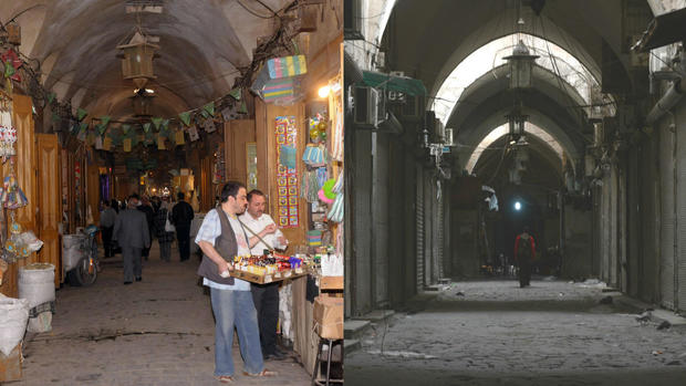 Aleppo: Before and after 