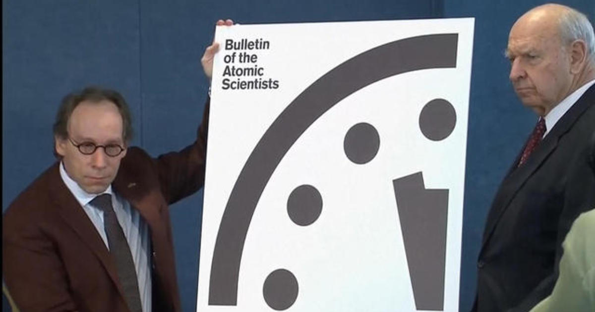 Doomsday Clock Moves 30 Seconds Closer To Midnight Cbs News 8246
